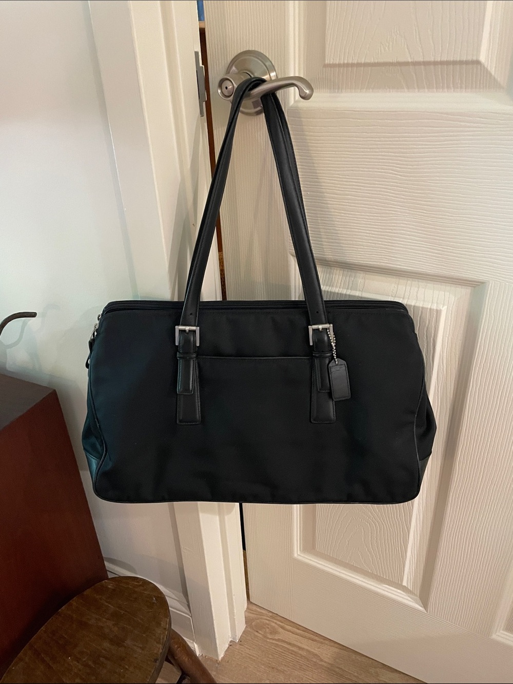 Men’s Coach Black Duffel